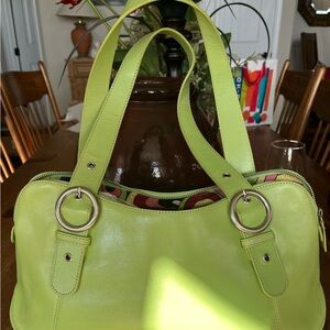 New w Tag Preston & York Green Shoulder Handbag